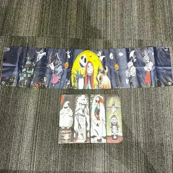 Unbranded Other - The Nightmare Before Christmas Lot of 2 Disney Halloween Party Banner Decoration